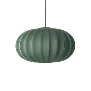 Made By Hand  - Knit-Wit 76 Oval Pendant LED - Tweed Green